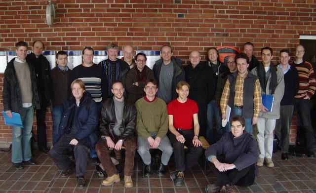 picture of
the participants on Saturday morning